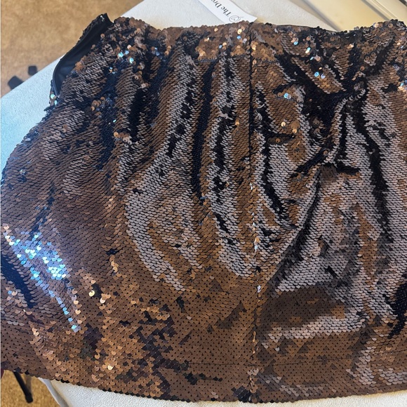 The Drop Sequin Skirt Size M | Dark Shimmer | New With Tags - Picture 7 of 12
